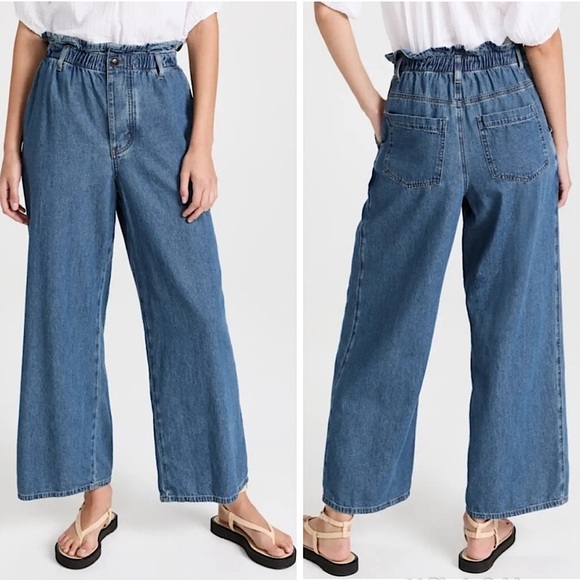 XIRENA Cormick Pants Paperbag Waist Nightingale Small - Picture 1 of 10